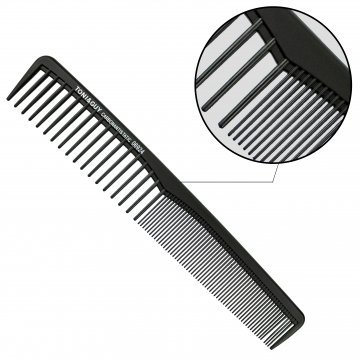 Гребень Carbon T&G черный 06924